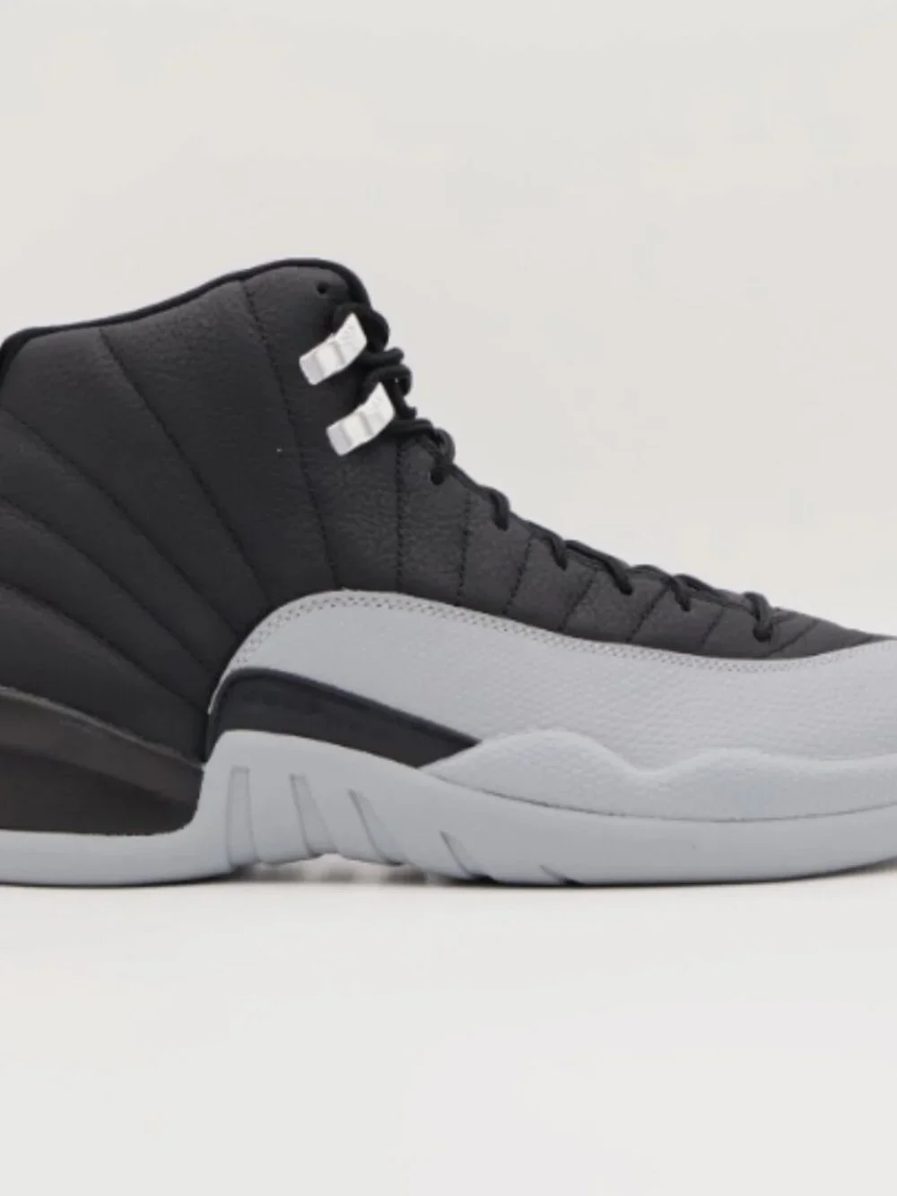 Nike Air Jordan 12 Retro Barons Black and Wolf Grey